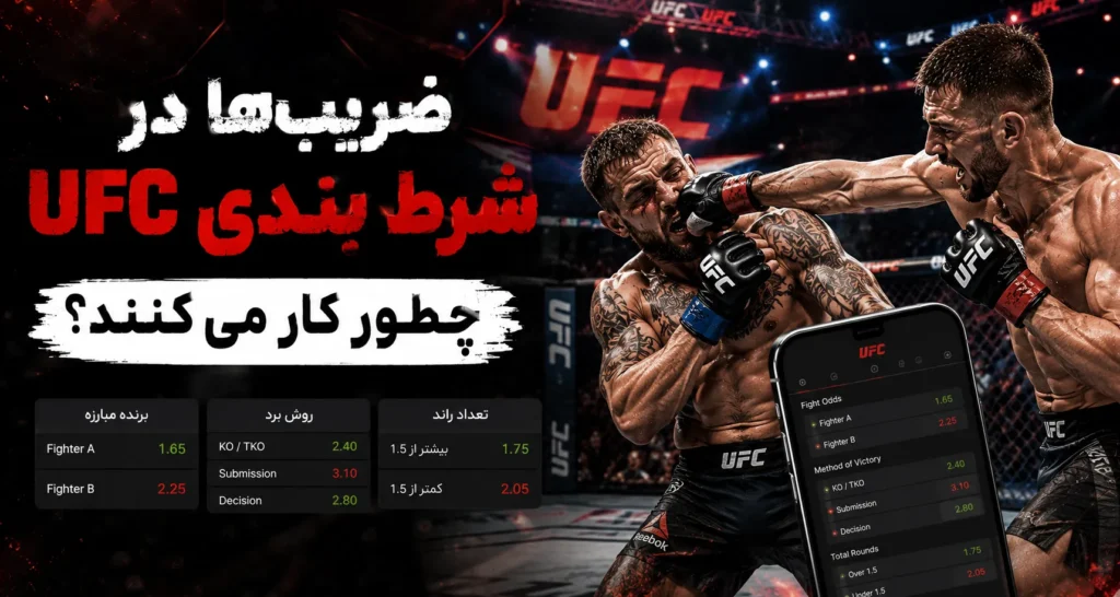 ضریب‌ها در شرط بندی UFC چطور کار می‌کنند؟
