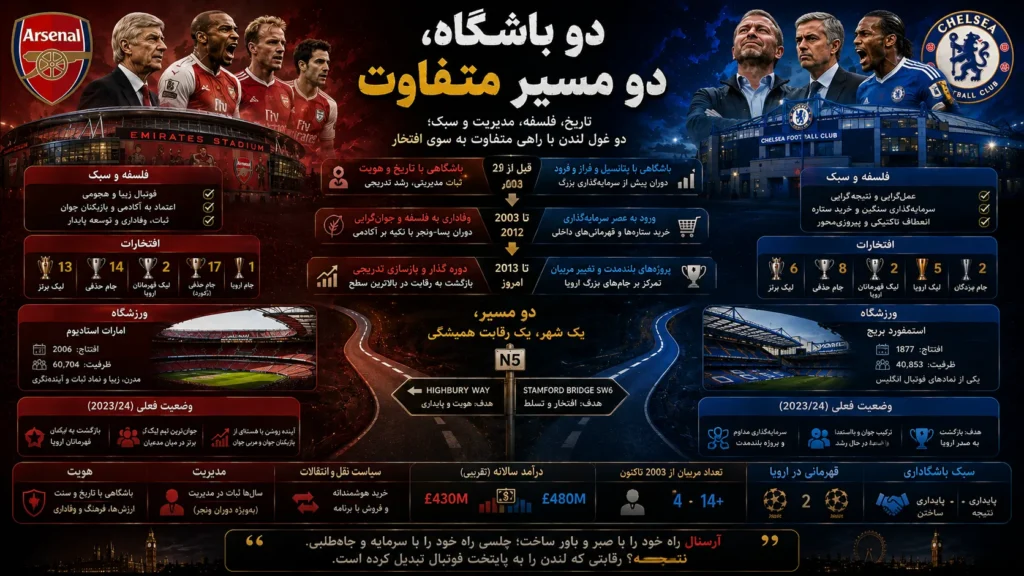 دو باشگاه، دو مسیر متفاوت