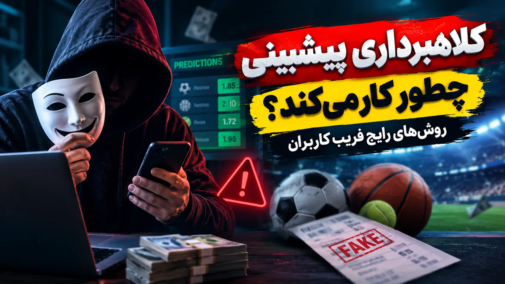 کلاهبرداری پیشبینی چطور کار می‌کند؟ روش‌های رایج فریب کاربران
